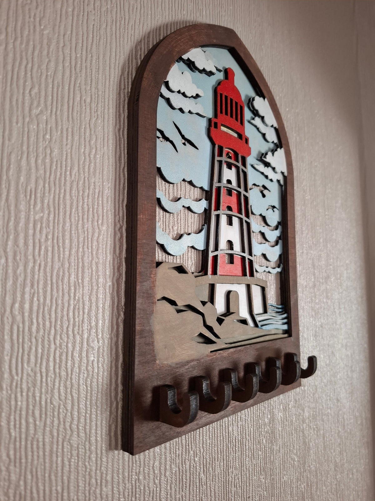 Sea horse Wall key rack,
