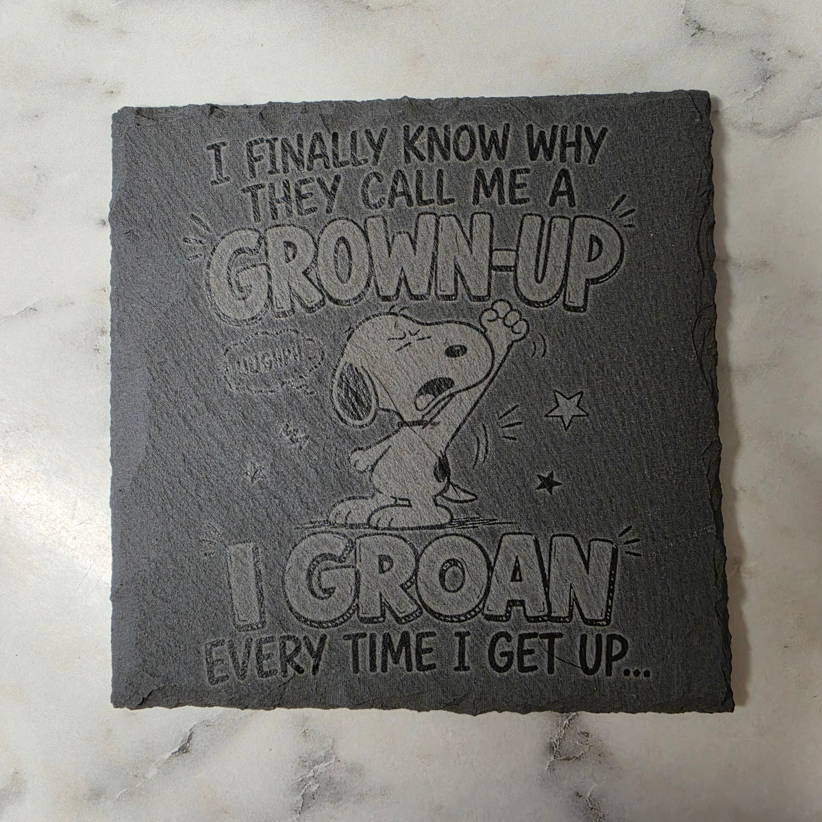 Slate coaster