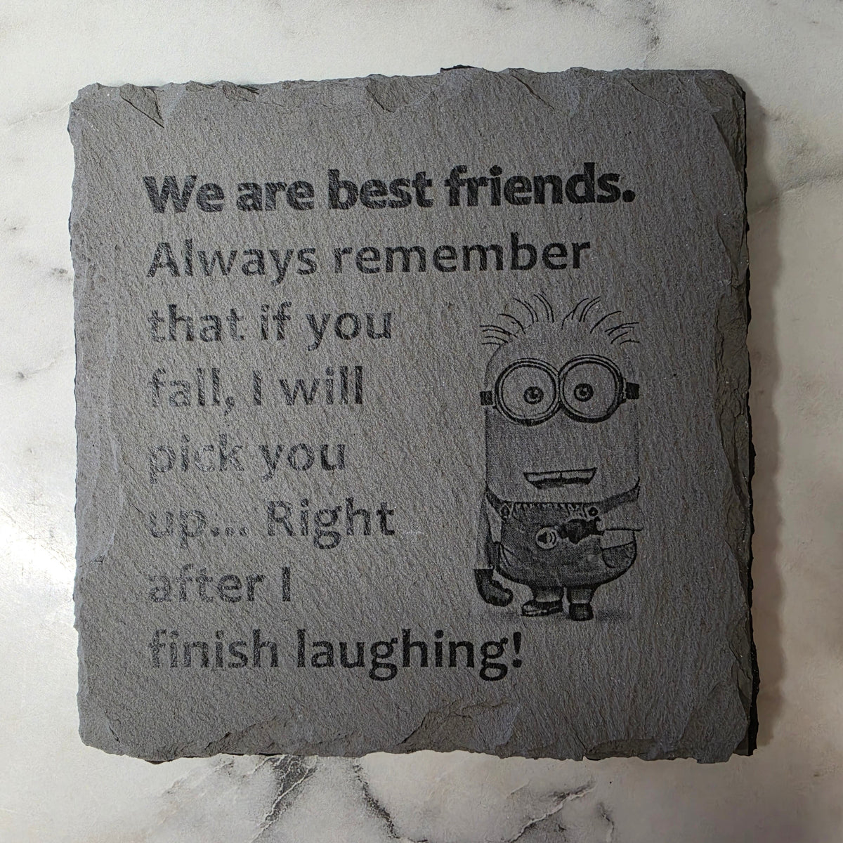 Slate coaster