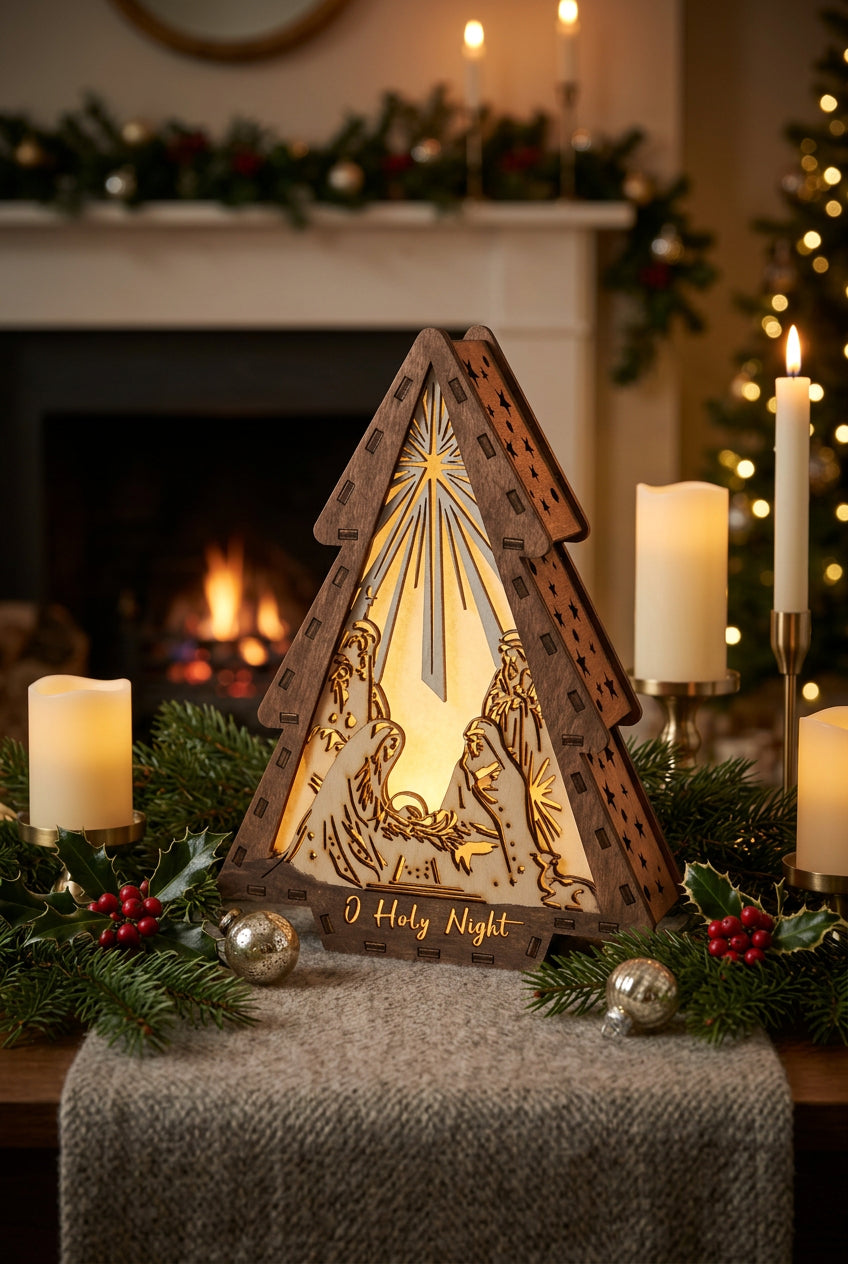 Christmas tree lantern