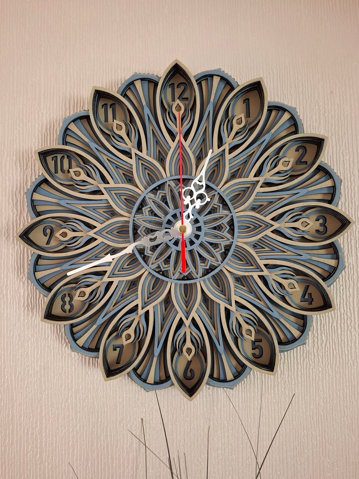 Mandala wall Clocks