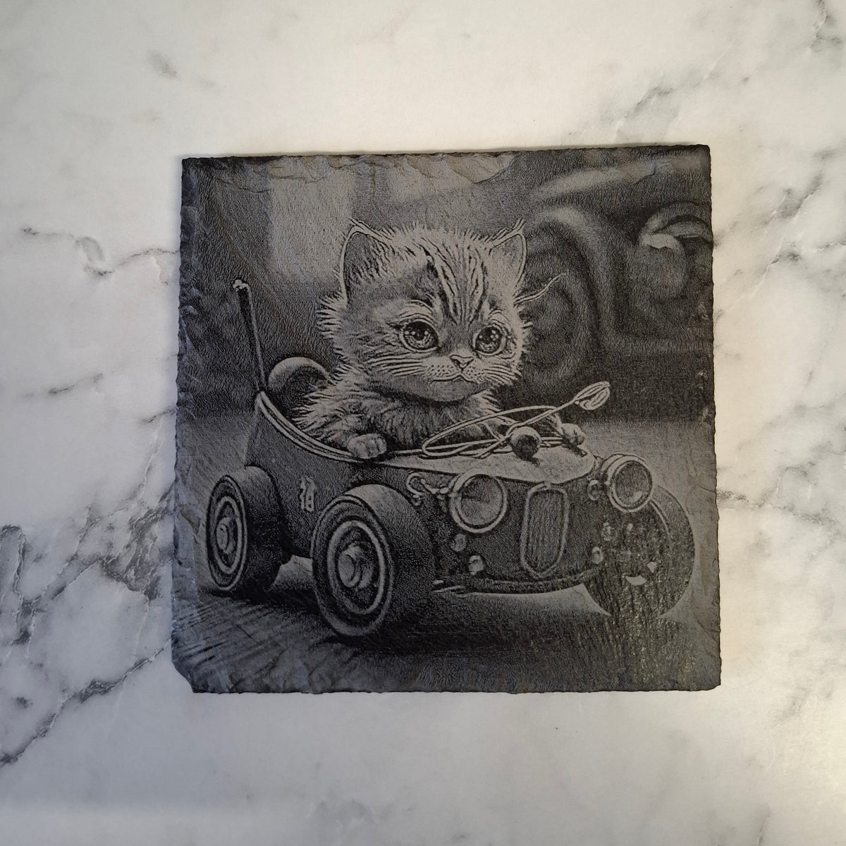 Slate coaster
