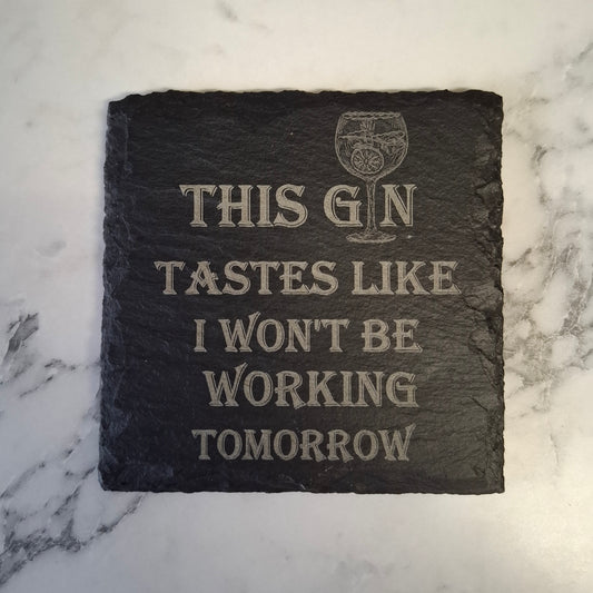 Slate coaster