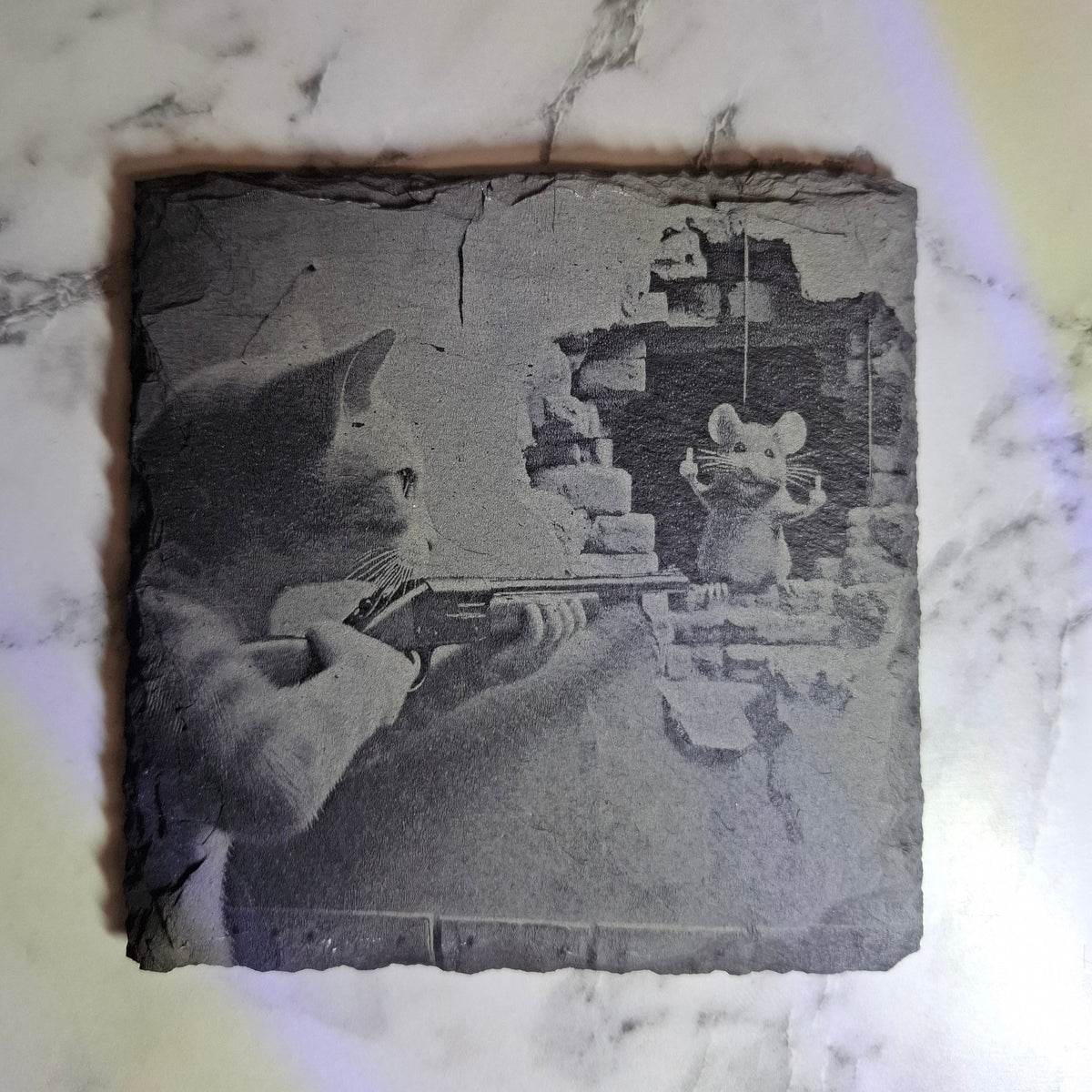 Slate coaster