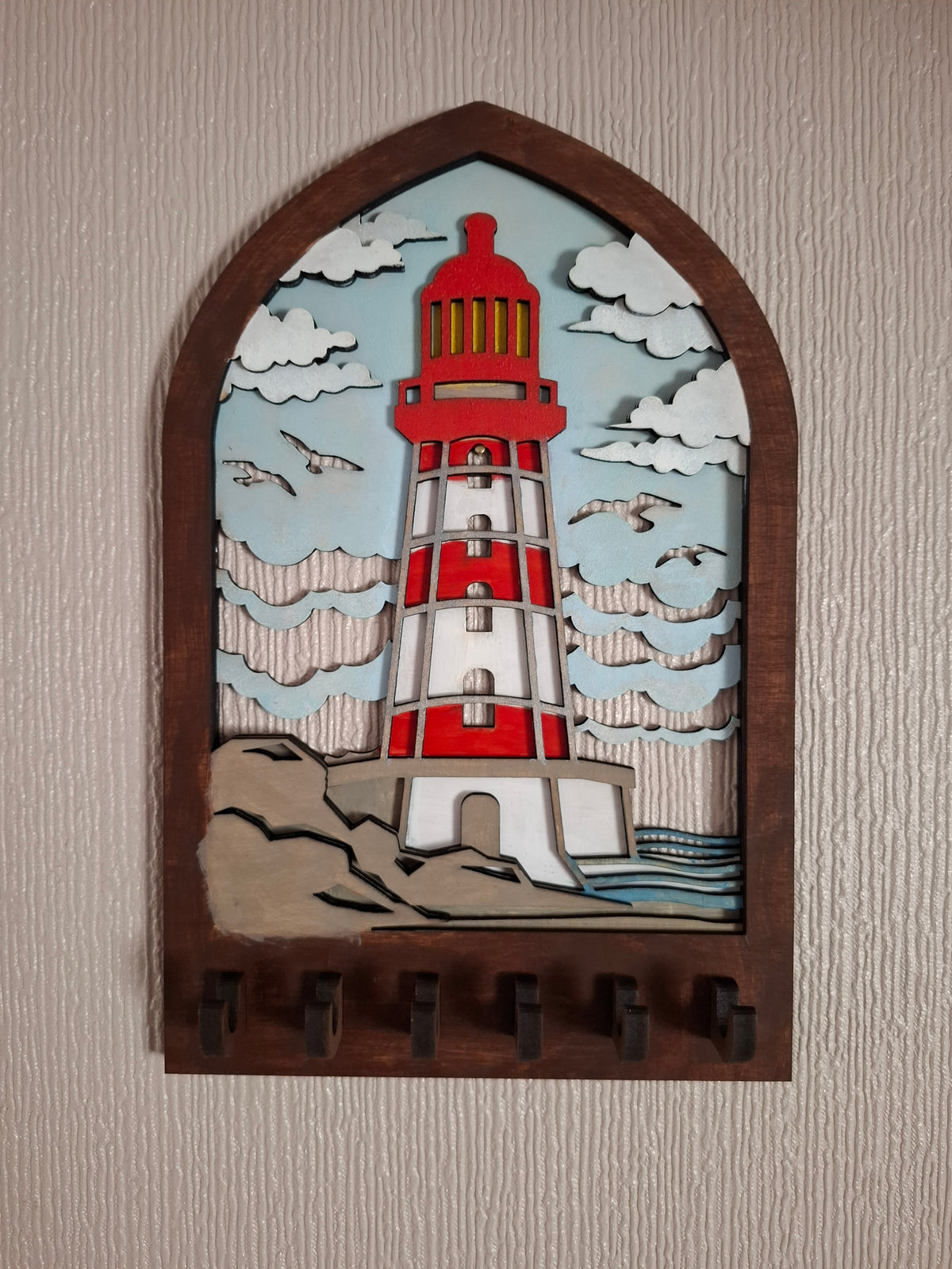 Sea horse Wall key rack,
