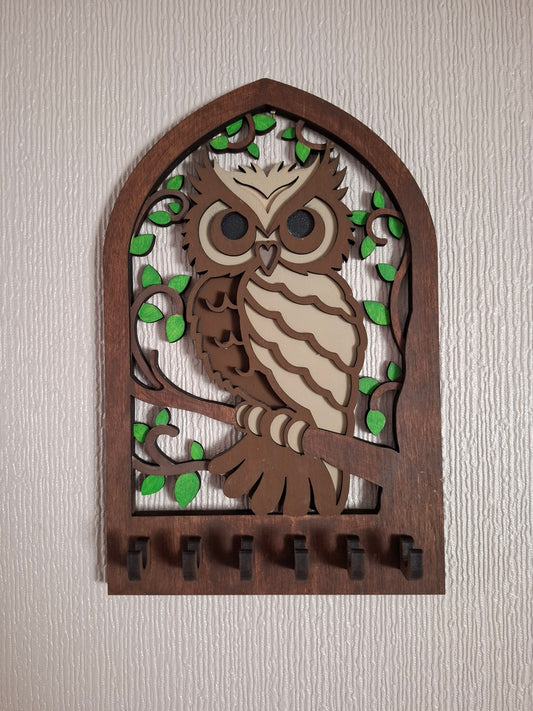 Owl Wall key rack