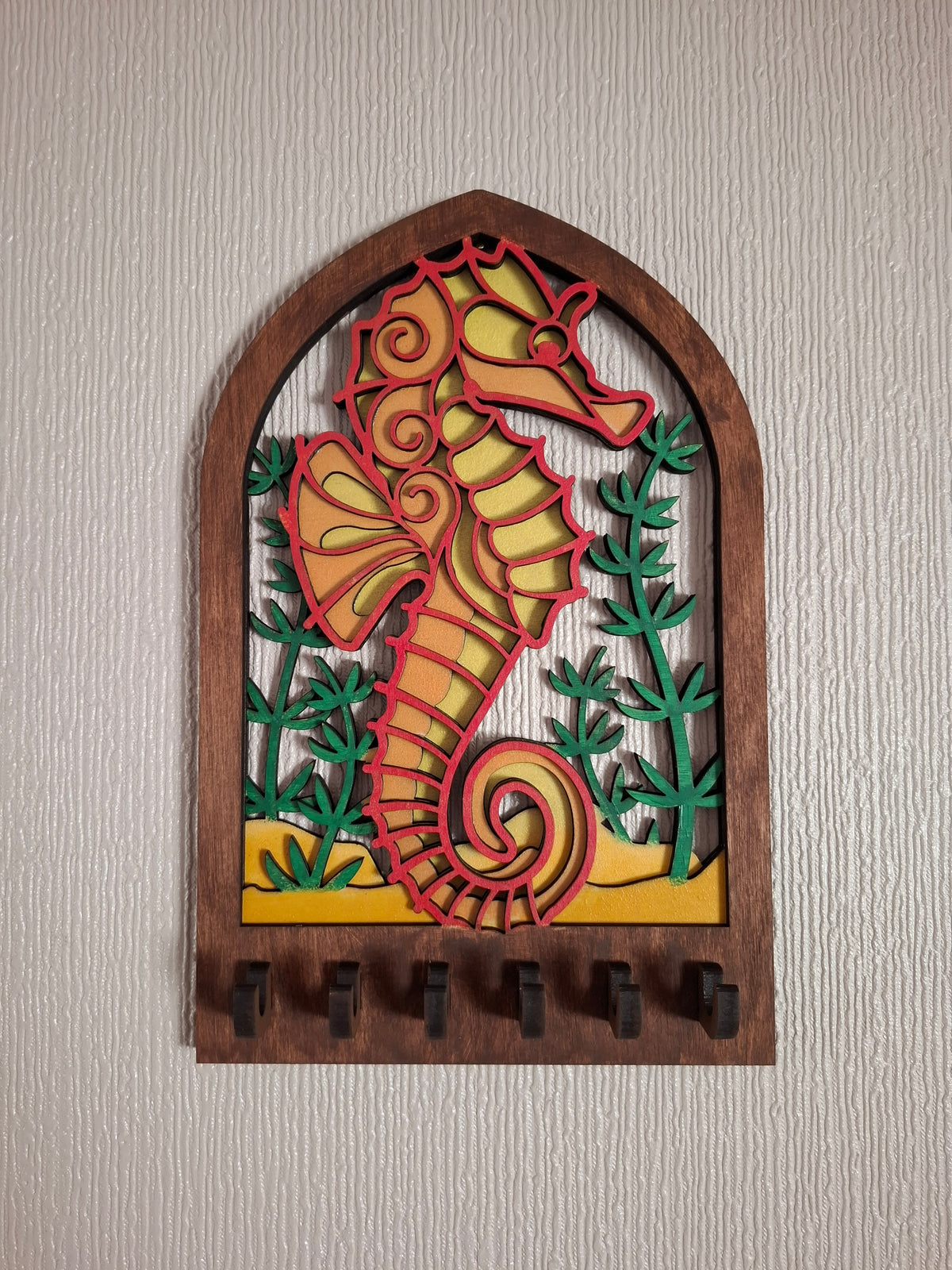 Sea horse Wall key rack,