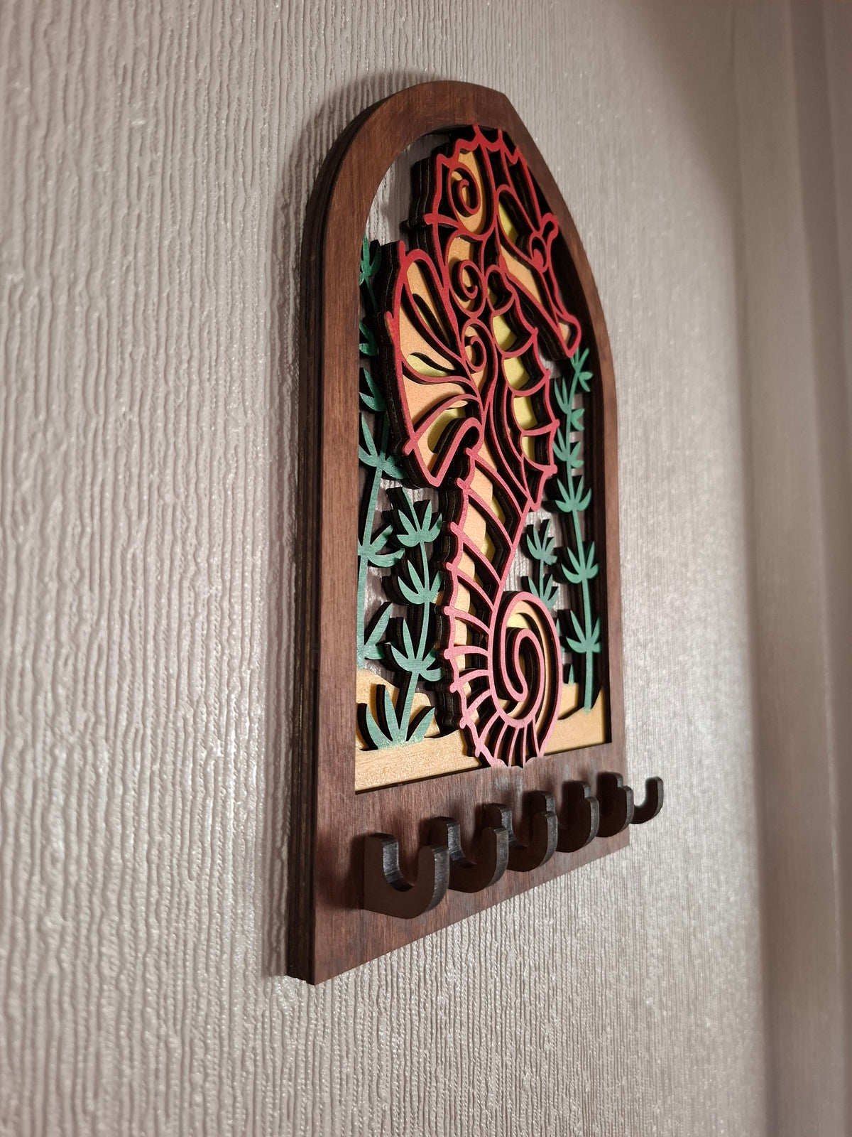 Sea horse Wall key rack,