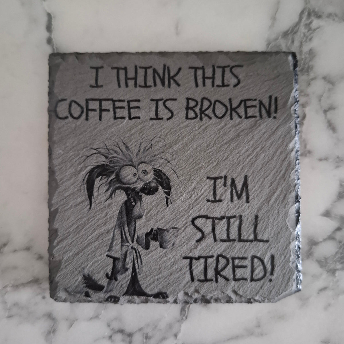 Slate coaster