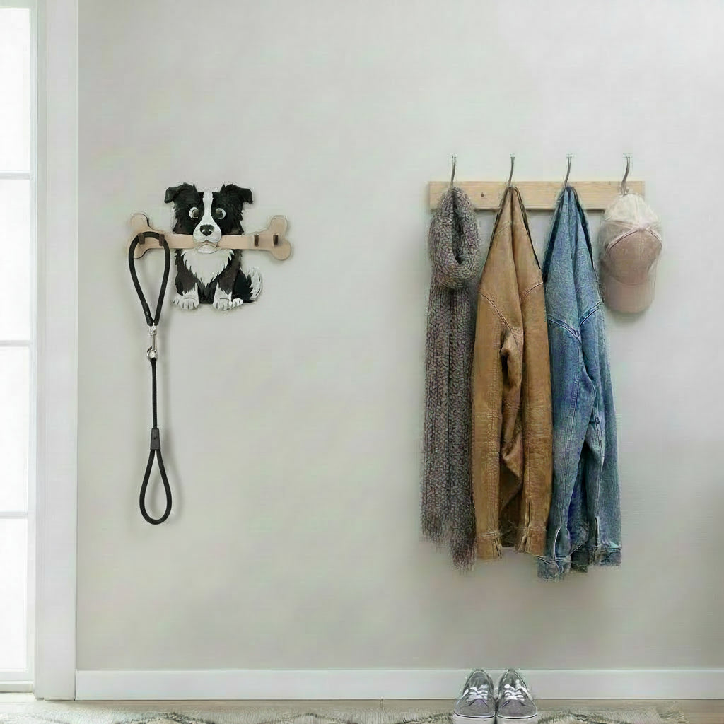 Border collie key hooks
