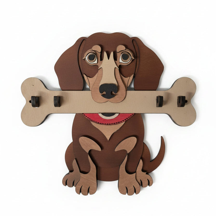 Dachshund key hooks