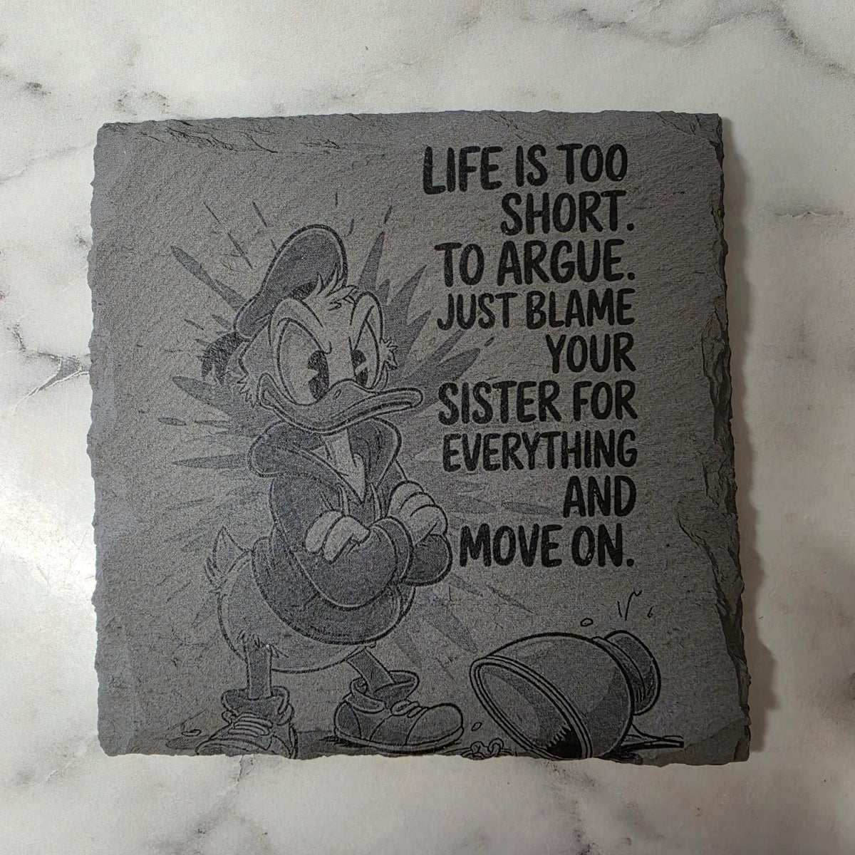 Slate coaster