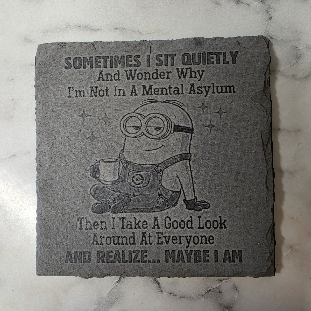 Slate coaster