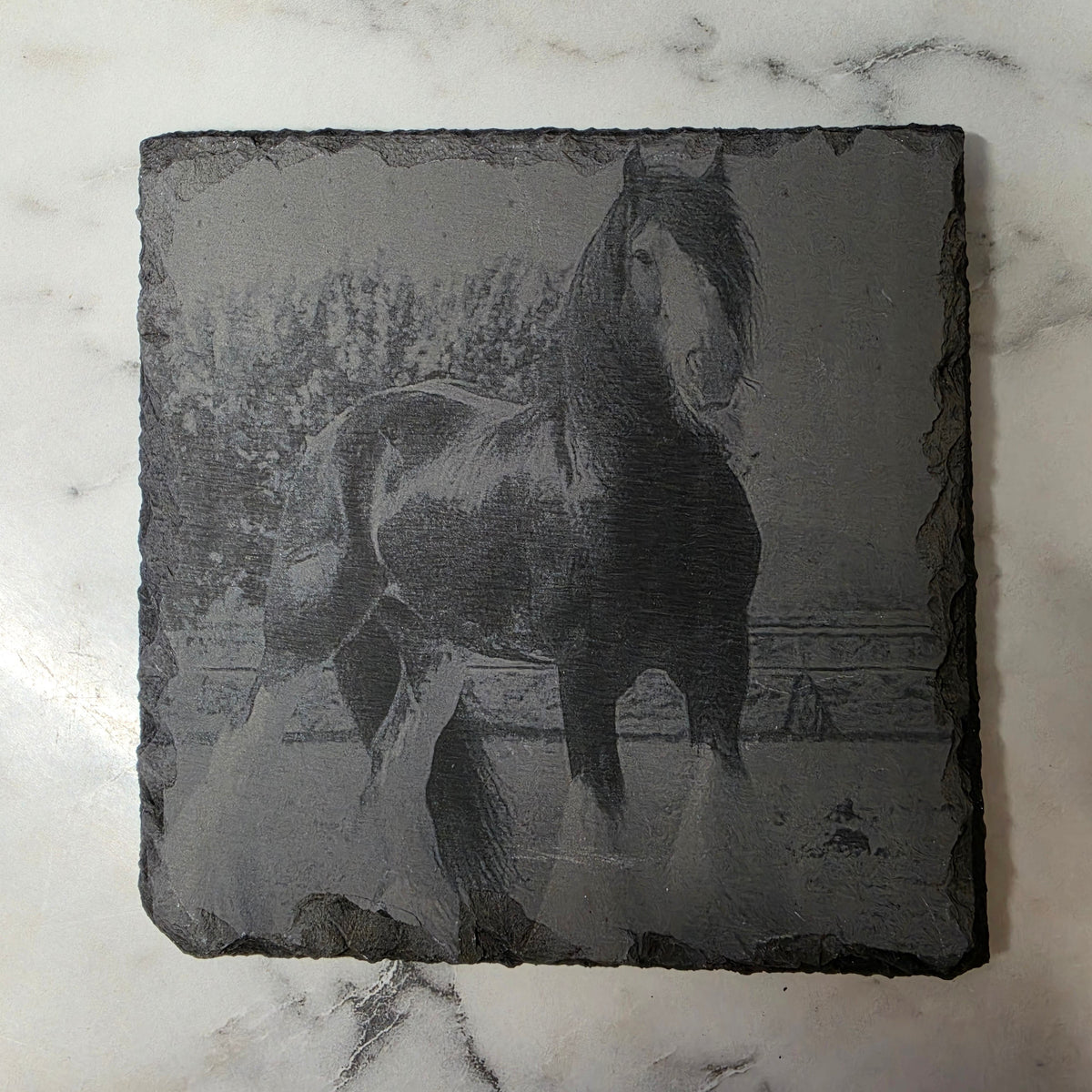 Slate coaster