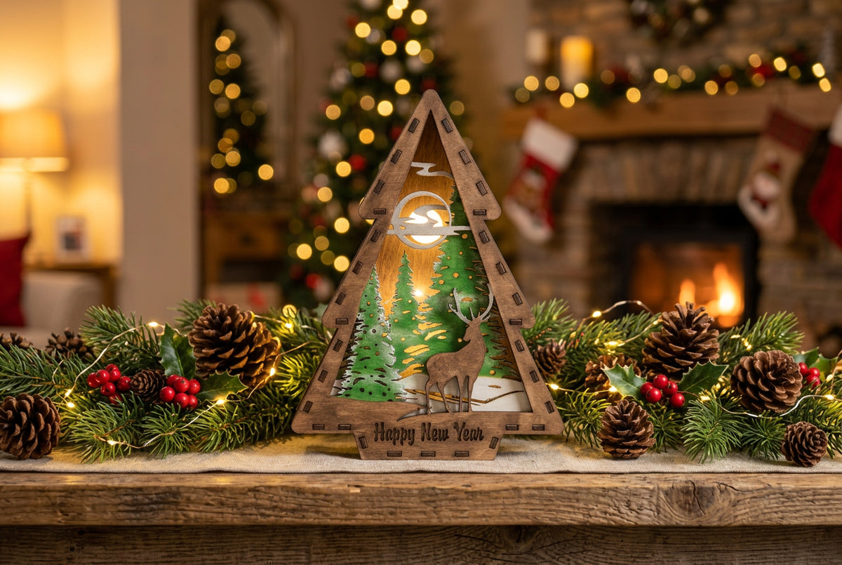 Christmas tree lantern