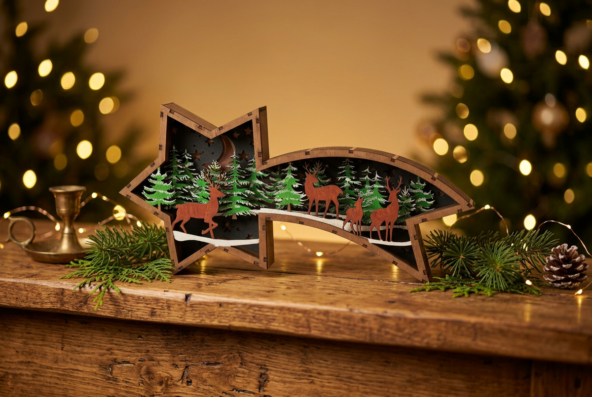 Christmas shooting star
