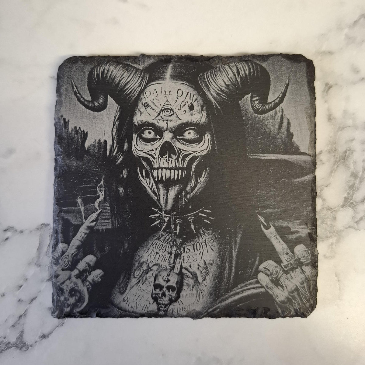 Slate coasters