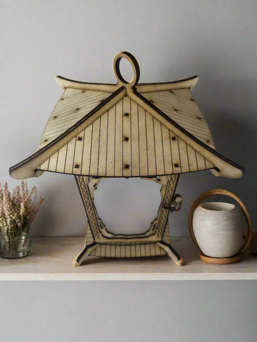 Japanese laser cut lantern