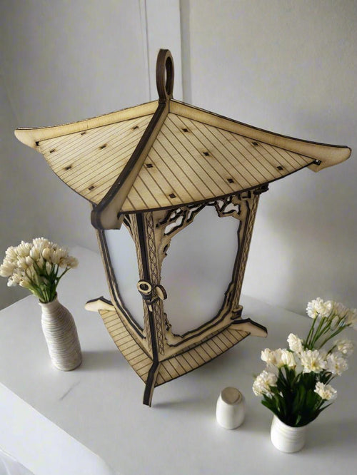 Japanese laser cut lantern