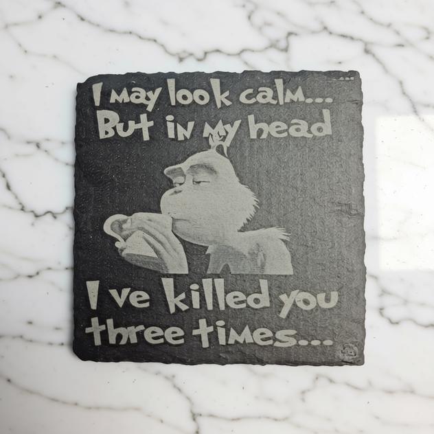 Slate coasters