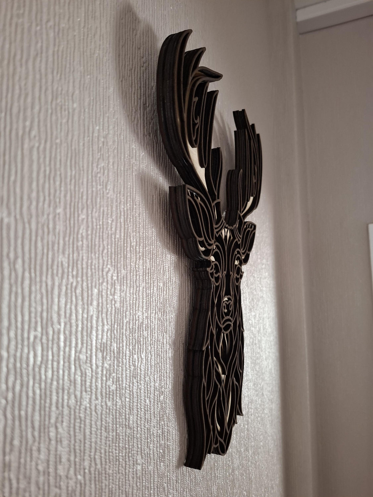 Stag Multi Layered laser cut wall art