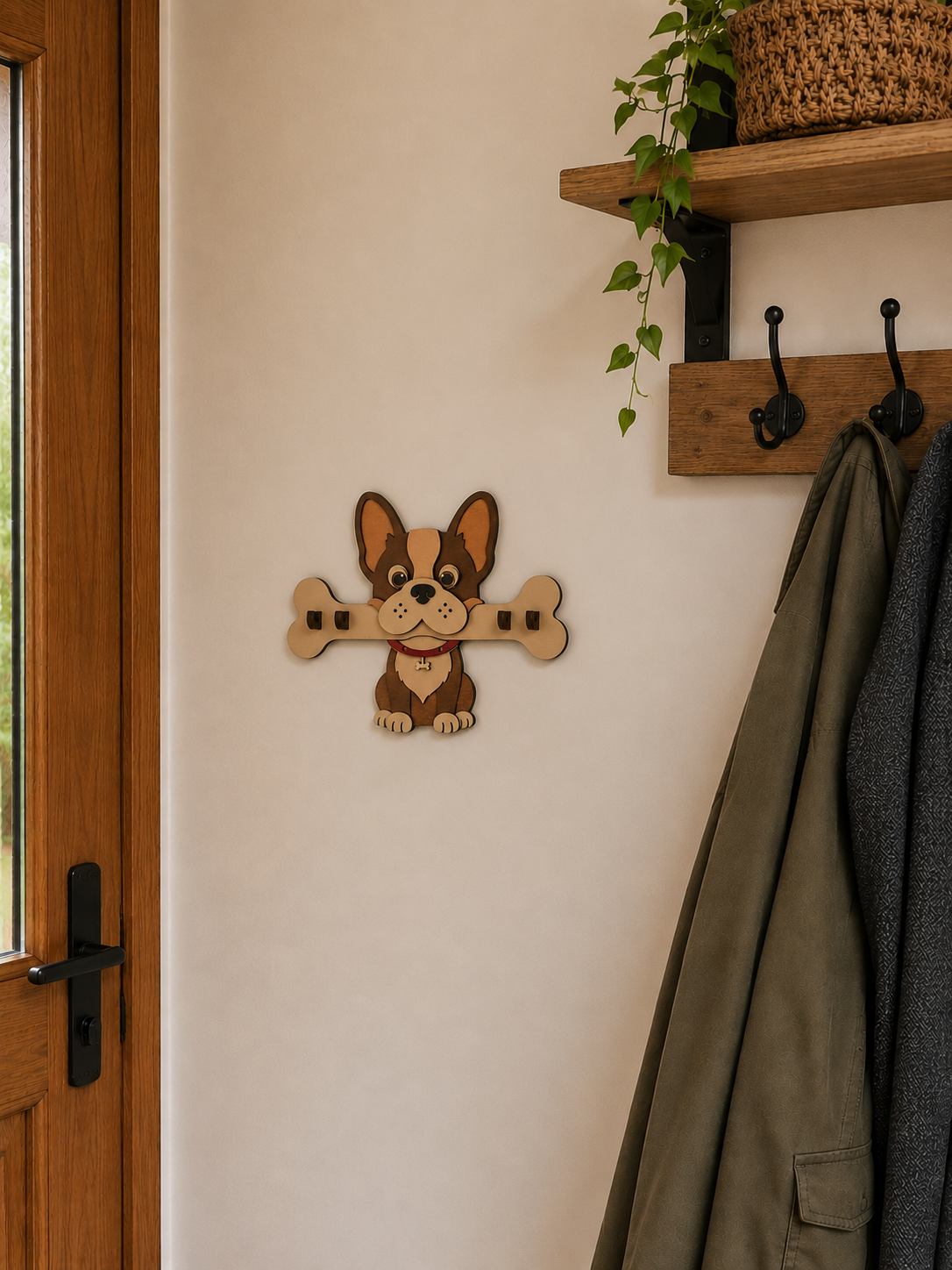 French bulldog key hooks