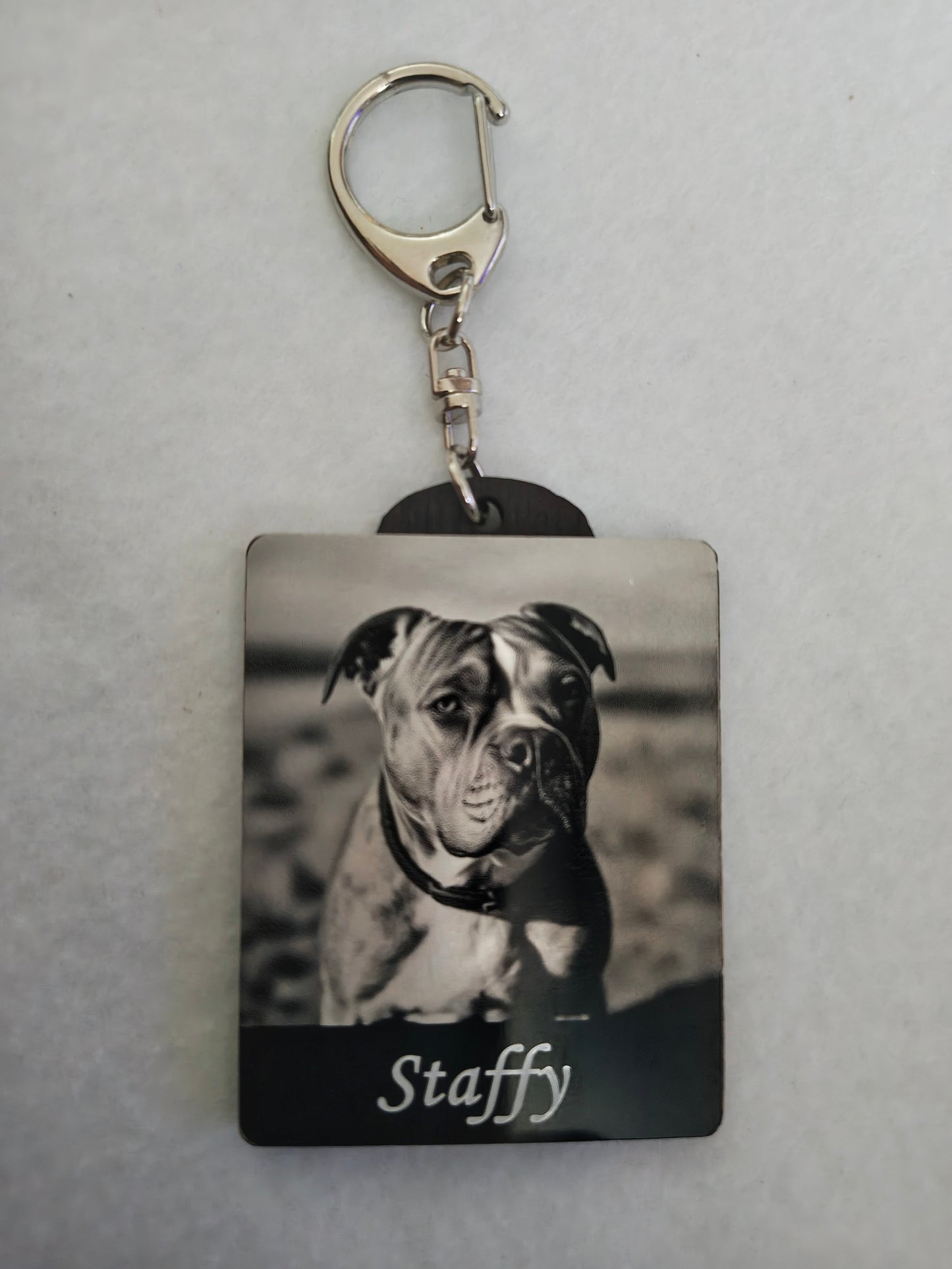 Staffy, Keyring