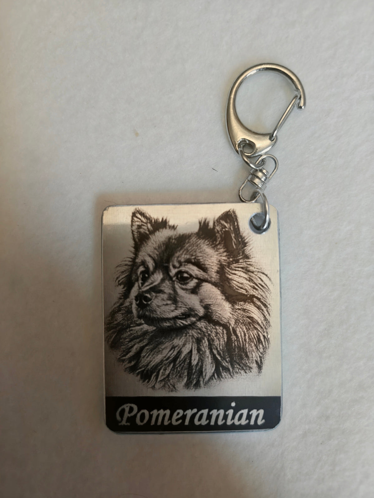 pomeranian, Keyring