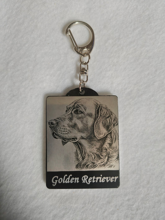 Golden retriever, Keyring