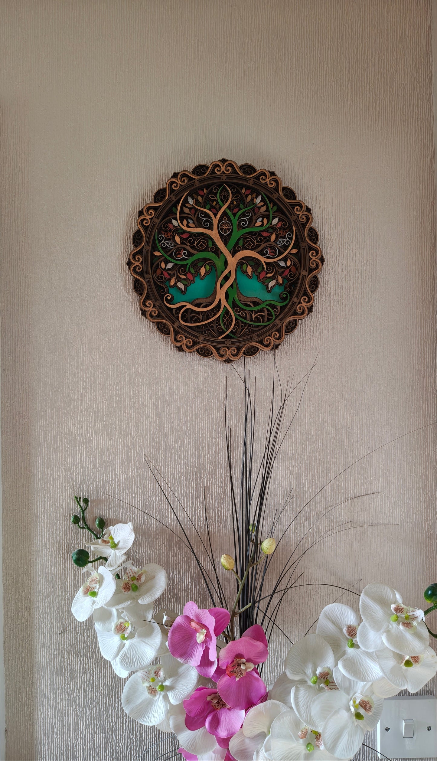 Multi Layered Tree of life  laser cut wall art
