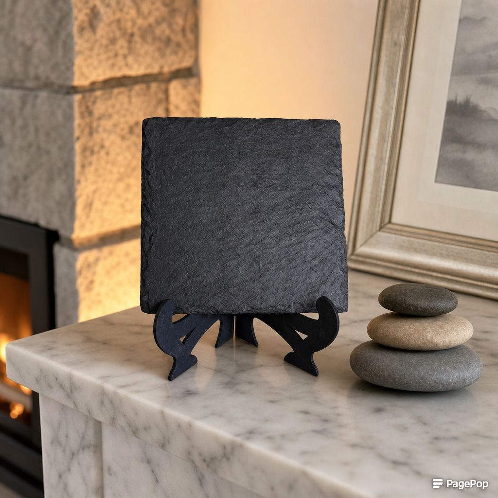 Slate coaster personalised