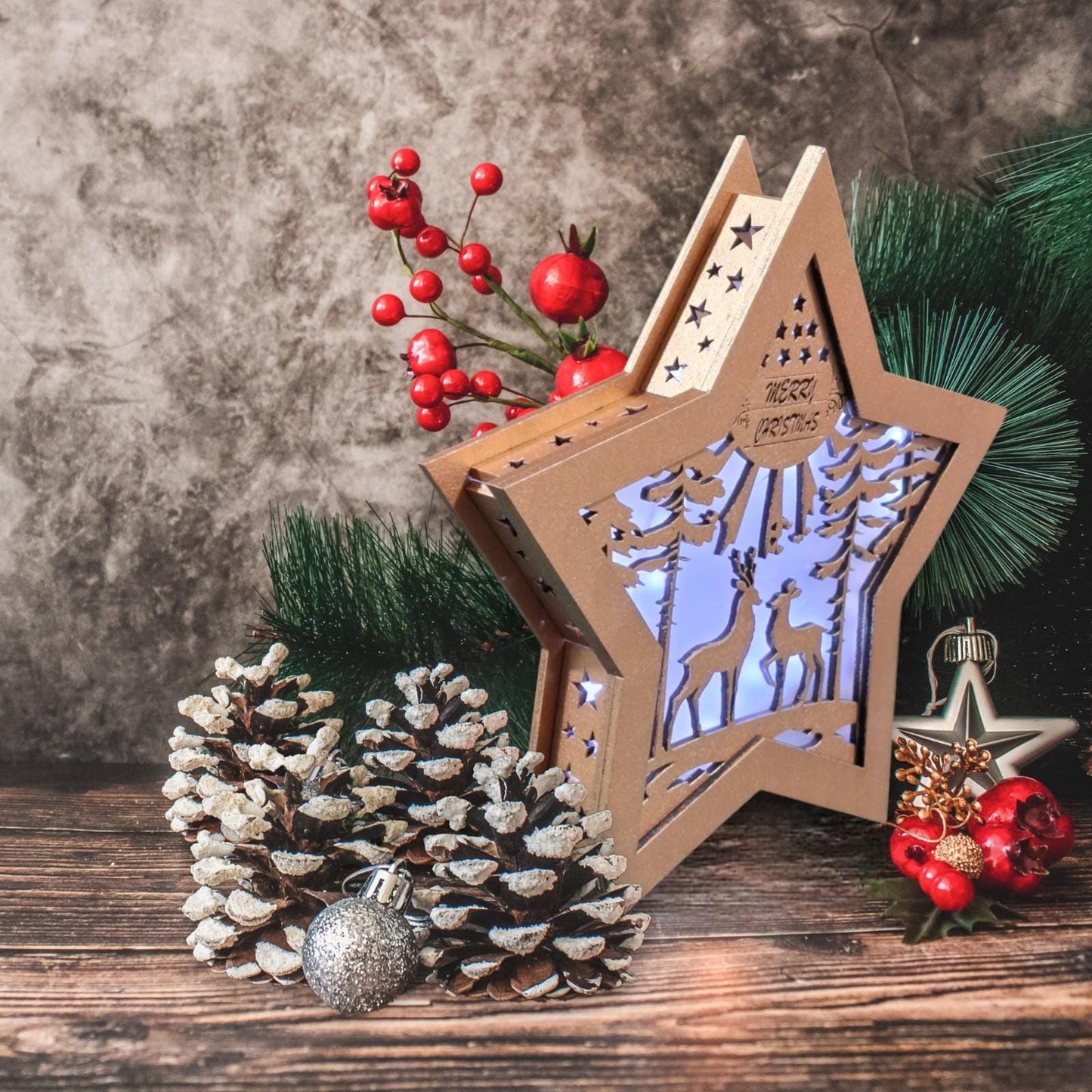 Light up Christmas star