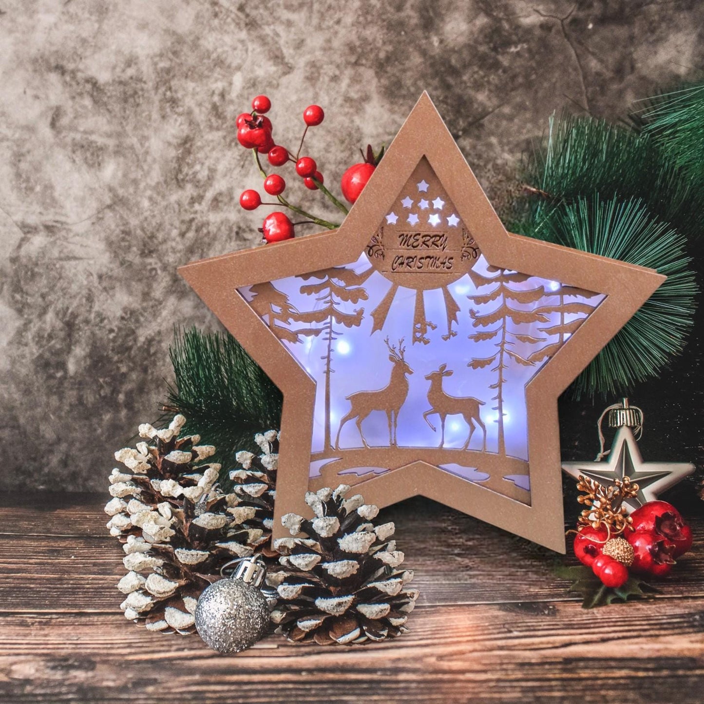 Light up Christmas star