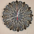 Mandala wall clock
